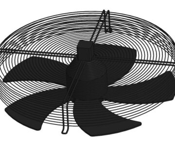 3D модель Осевой вентилятор YWF4E-600S-137 70-G