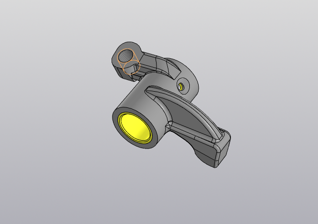 3D модель Коромысло старого образца двигателя К-650 мотоцикла Днепр МТ-9