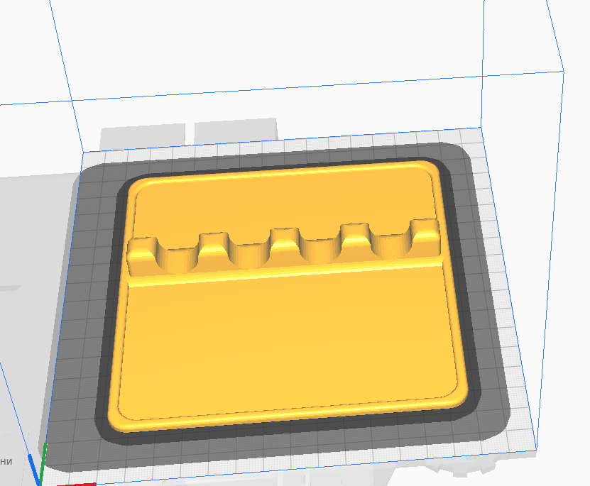 Чертеж Подставка для ложек для кухни