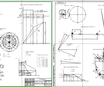 Чертеж Проектирование и исследование схемы нефтяного насоса