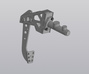3D модель 3д модель педальный узел багги