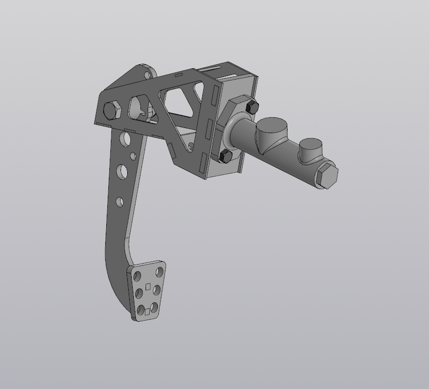 3D модель 3д модель педальный узел багги