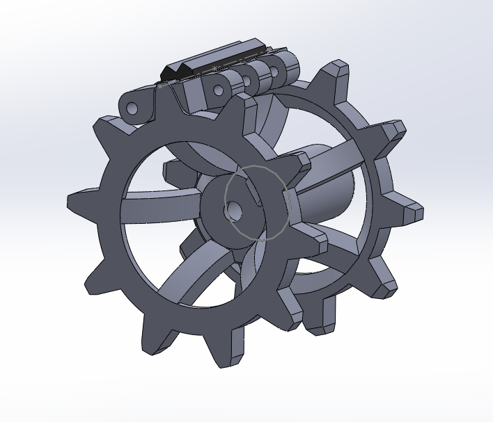 3D модель Трак гусеницы для печати