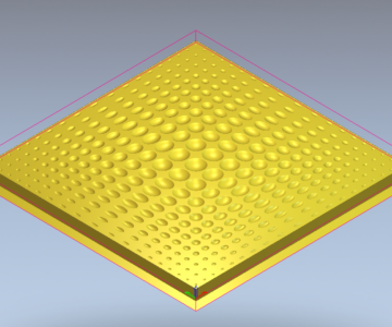 3D модель Стеновая панель 600х600 мм