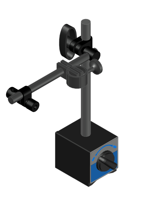 3D модель 3D-модель магнитной стойки для индикатора часового типа