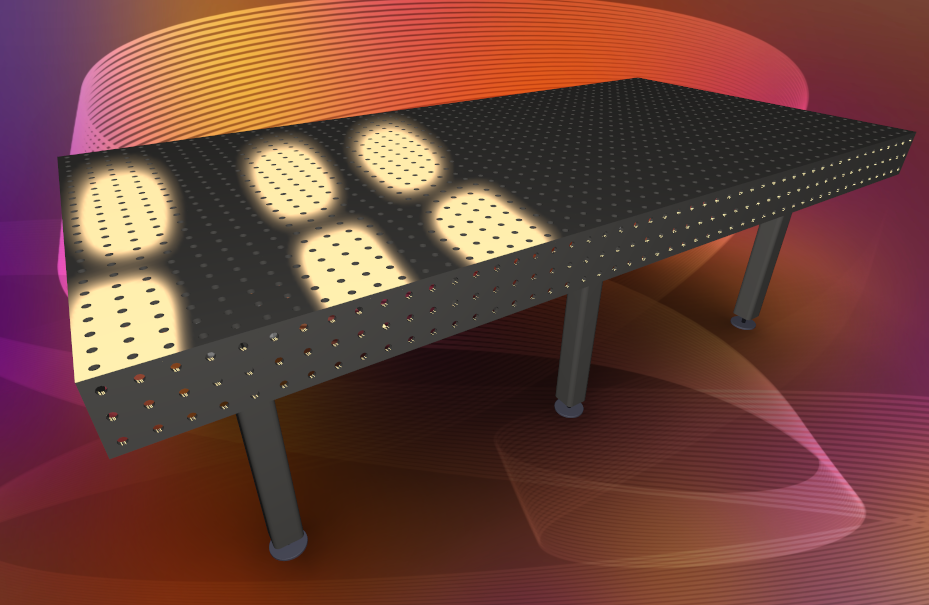 3D модель Сварочный стол 2500х1250х842(ДШВ)