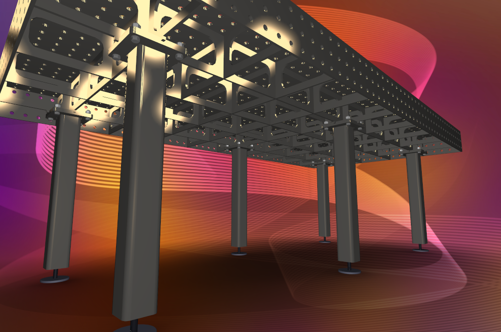 3D модель Сварочный стол 2500х1250х842(ДШВ)