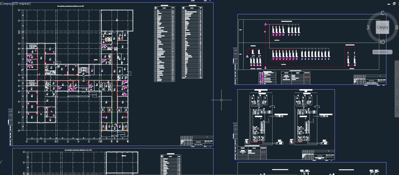 Чертеж Проект СС средней школы