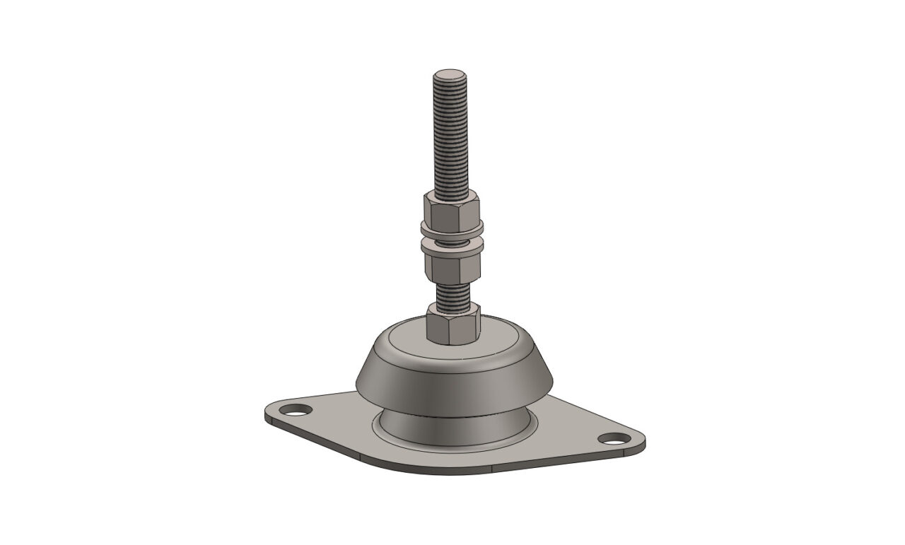 3D модель Виброопоры промышленные (6 штук)