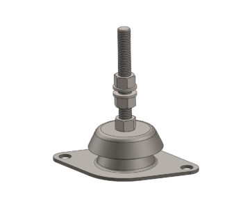 3D модель Виброопоры промышленные (6 штук)