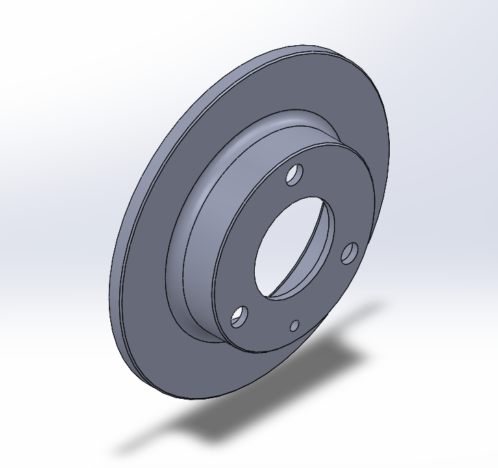 3D модель Тормозной диск передний BM Motorsport ВАЗ-1111