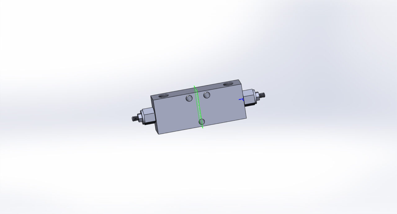 3D модель Тормозной Клапан VBCD 3/8“