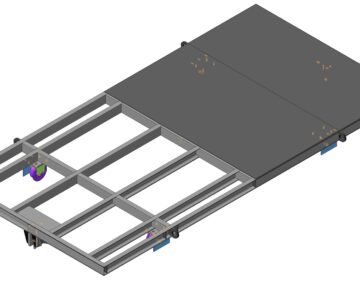 3D модель ТТМ-2(2х4) Н 00.000 - Тележка 2,0т
