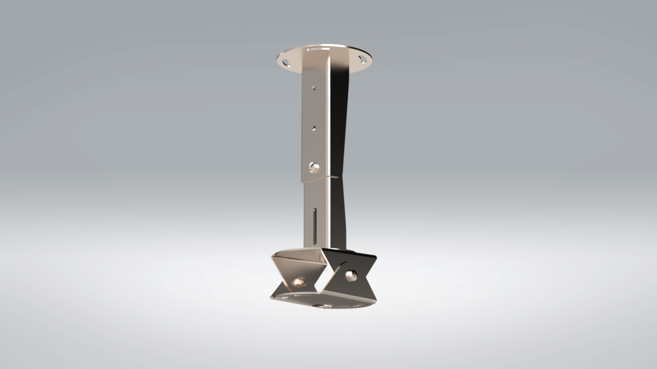 Чертеж Кронштейн для видеокамеры потолочный CCTV-камера Dahua DH-HAC-HDBW2221FP