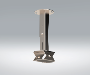 Чертеж Кронштейн для видеокамеры потолочный CCTV-камера Dahua DH-HAC-HDBW2221FP