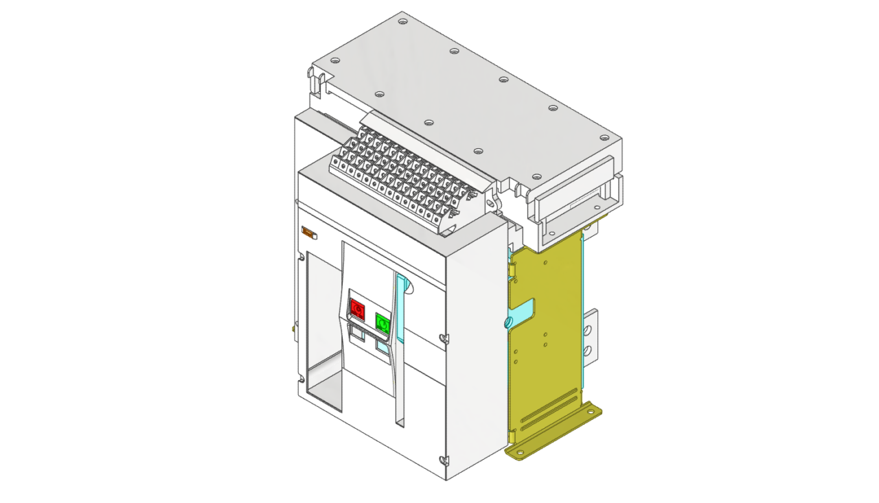 3D модель Воздушные автоматчиеские выключатели Chint серии NA8G