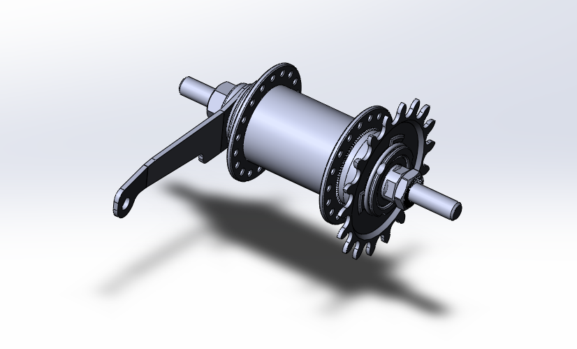 3D модель 3D-модель комплекта велосипедных втулок 36 спиц