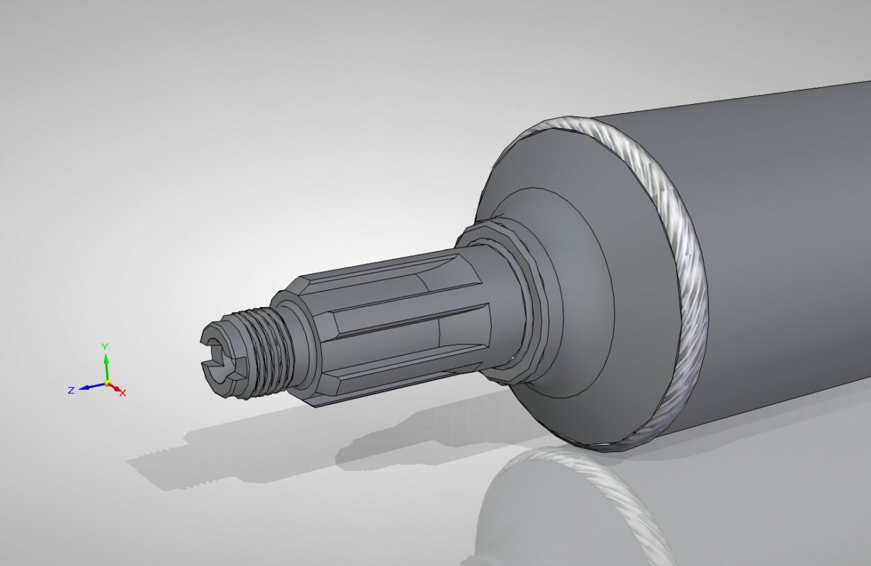 Чертеж Вал карданный передний LADA 2105-220201501