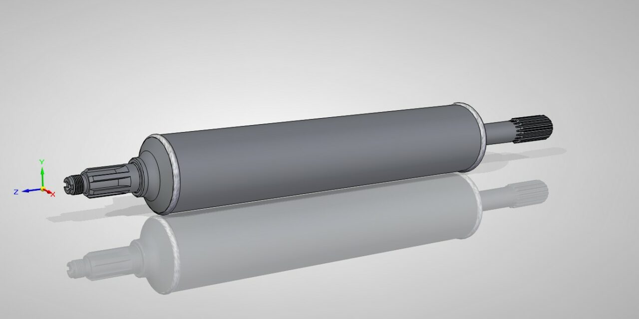 Чертеж Вал карданный передний LADA 2105-220201501