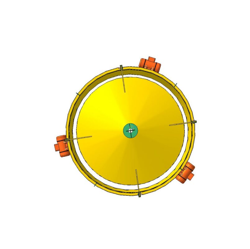 Чертеж Вибро форма для производства бетонных колец 1.5м