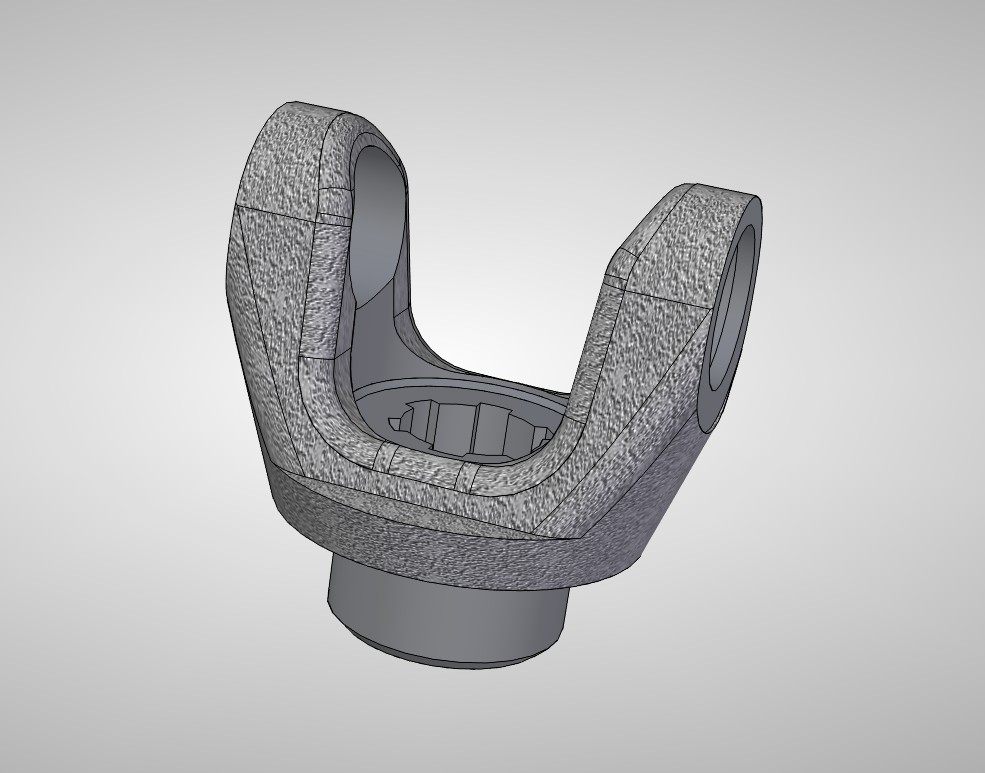Чертеж Вилка переднего кардана ВАЗ 2105-2202022
