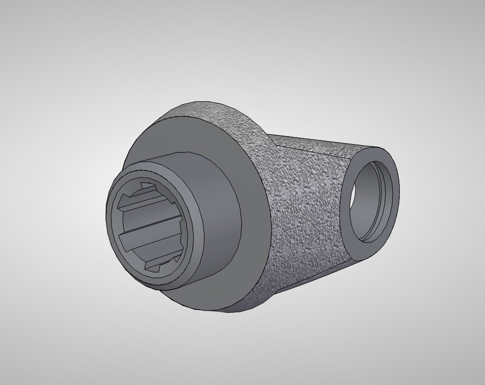 Чертеж Вилка переднего кардана ВАЗ 2105-2202022