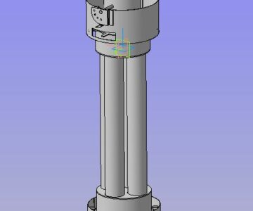 3D модель 3Д модель дымохода деталировка