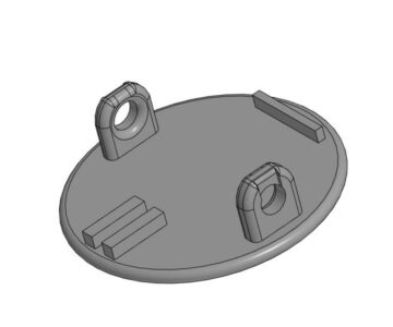 3D модель Защелка под бумагу Vw crafter G1 (2006-2016)
