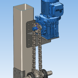 3D модель Мотор-редуктор NMRW 050 36 - 0,37 - В3