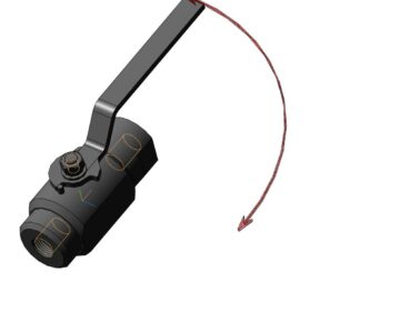 3D модель 3D модель крана шарового ЯГТ от DN6 до DN 300