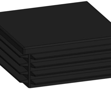 3D модель Заглушки для квадратных труб