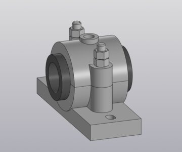3D модель Подшипник скольжения свободного назначения (черт. 7)