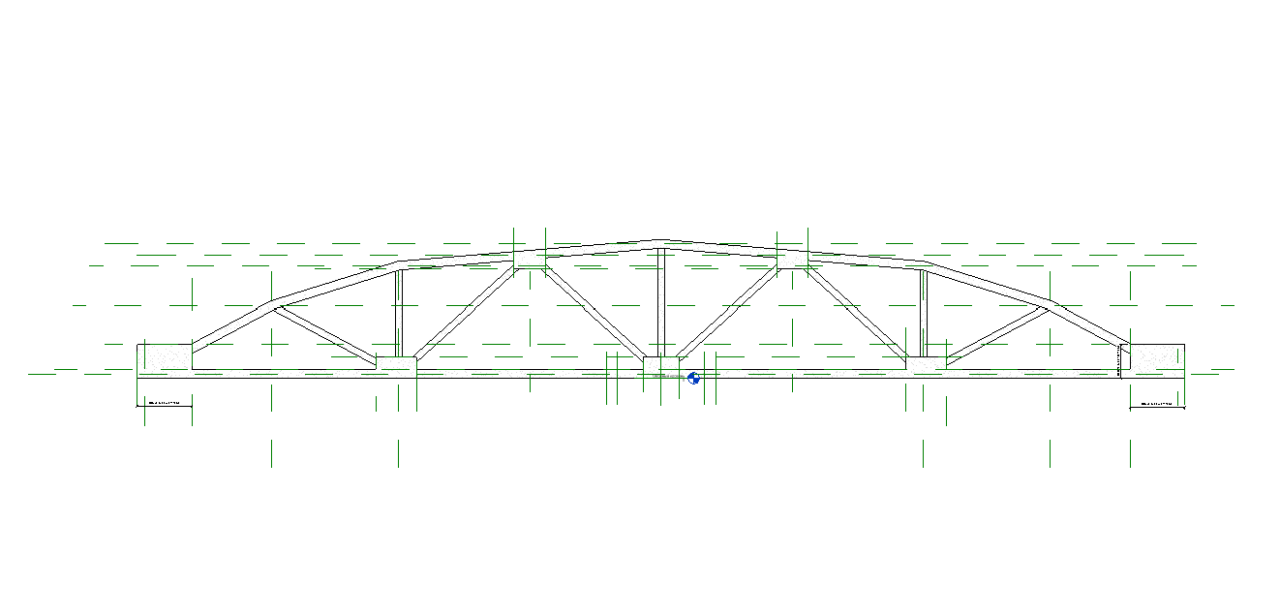 Чертеж Подстропильная ферма ЖБ 18-30м
