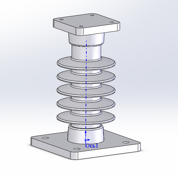 3D модель Изоляторы типа ОСК