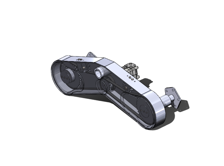 3D модель 3D модель привода колес типа балансир