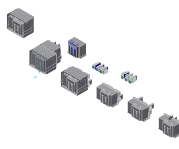 3D модель Воздушный автоматический выключатель ABB Emax2 E4.2, 3200 А
