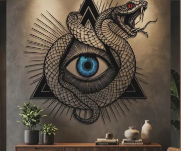 Чертеж Картина «Глаз змеи»