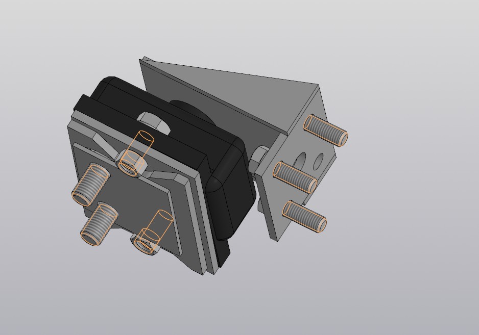 3D модель Модернизированная опорная лапа судового реверс-редуктора СРРП 31