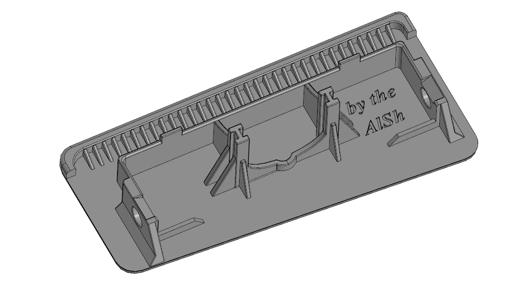 3D модель Ручка бардачка к UAZ Patriot