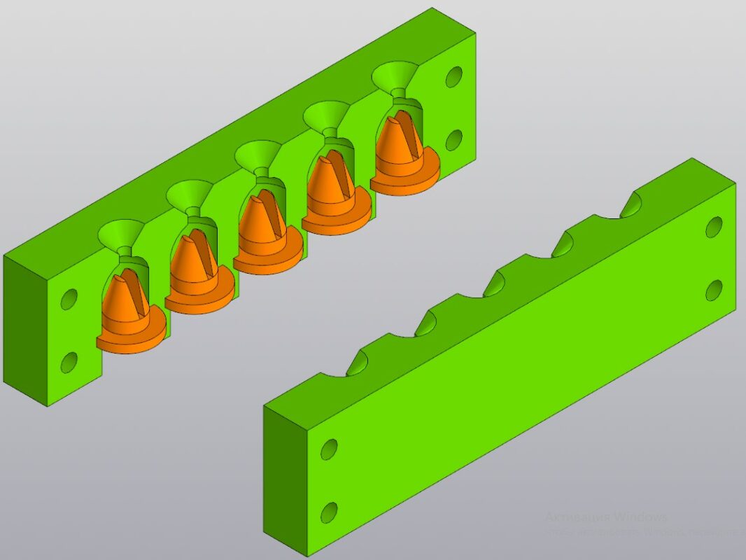 3D модель Форма литья пули колпачковой lee