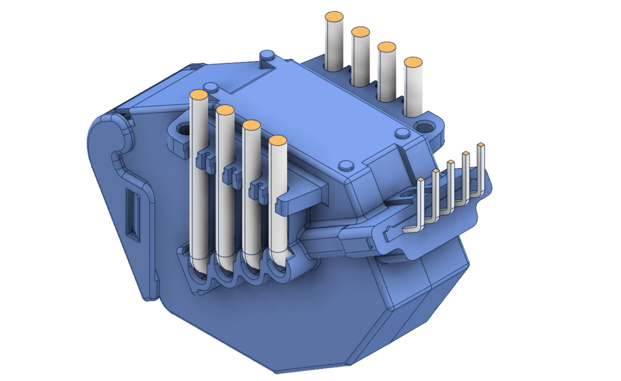 3D модель Высокоточный преобразователь (датчик) тока HO 150-NP-0100