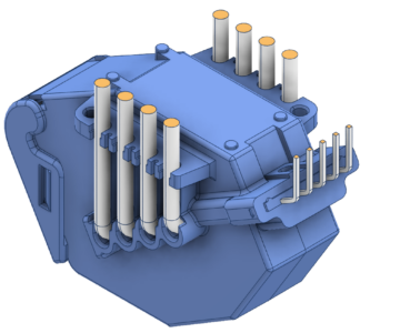 3D модель Высокоточный преобразователь (датчик) тока HO 150-NP-0100