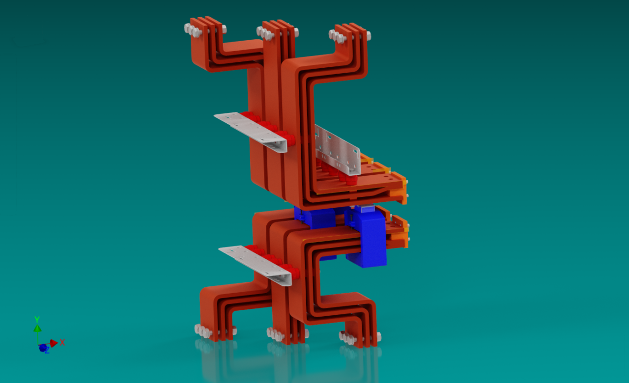 3D модель Ошиновка в системе ABB System pro E power