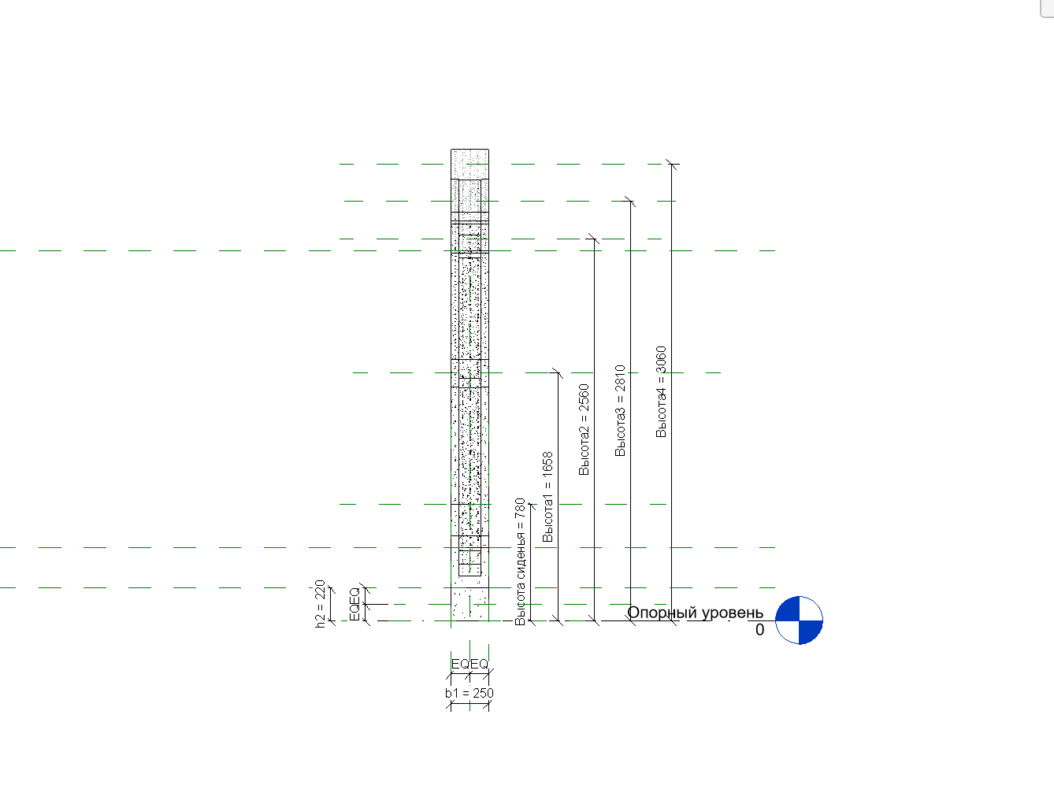 Чертеж Подстропильная ферма ЖБ 18-30м