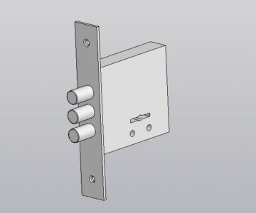 3D модель Замок ЗВ8-8У