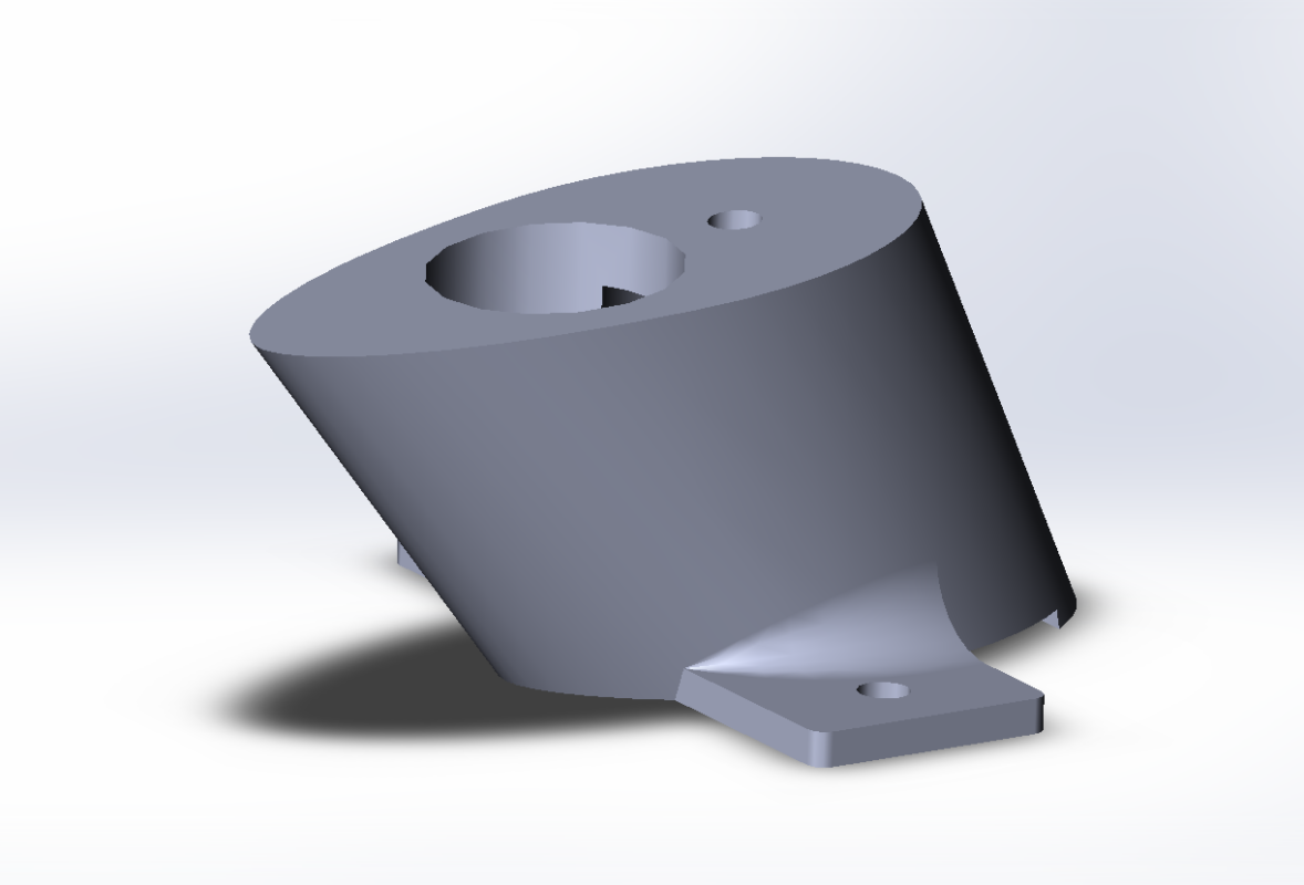 3D модель Опора спойлера Nissan Laurel C35