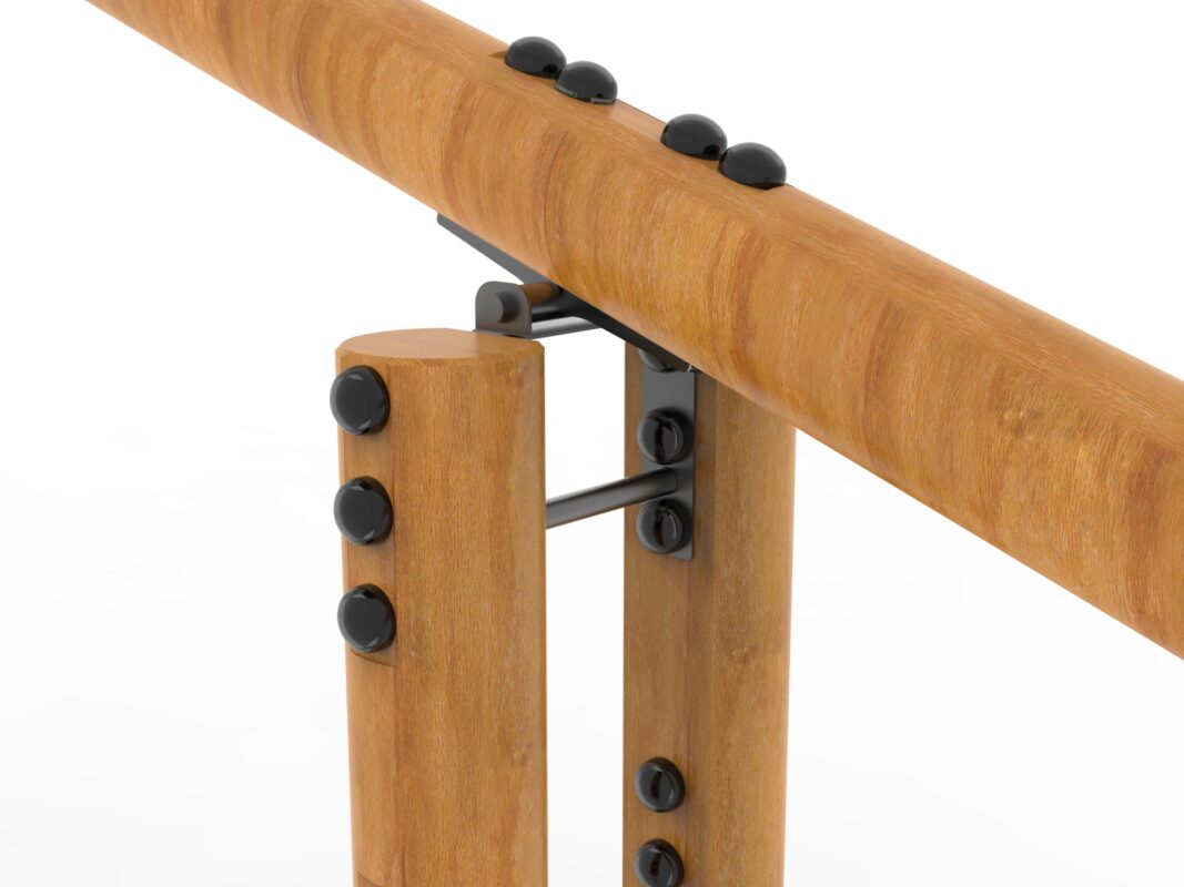 3D модель Качалка-балансир двухместная 3500х500х800