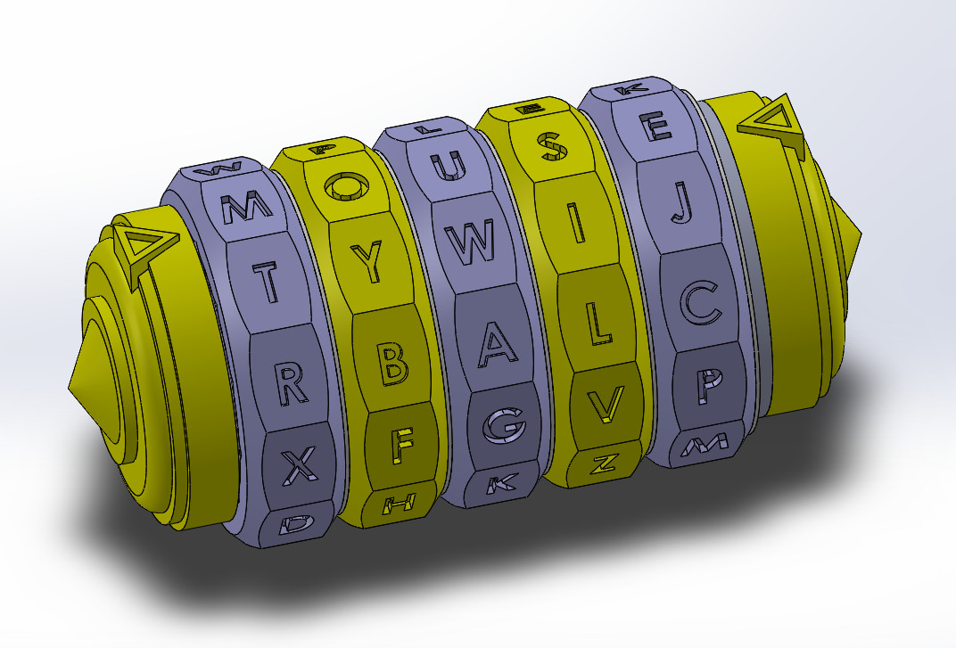 3D модель Криптес - головоломка
