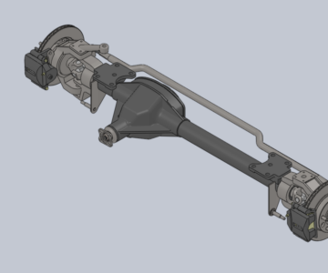 3D модель Мост передний ГАЗ 2217 (Соболь)