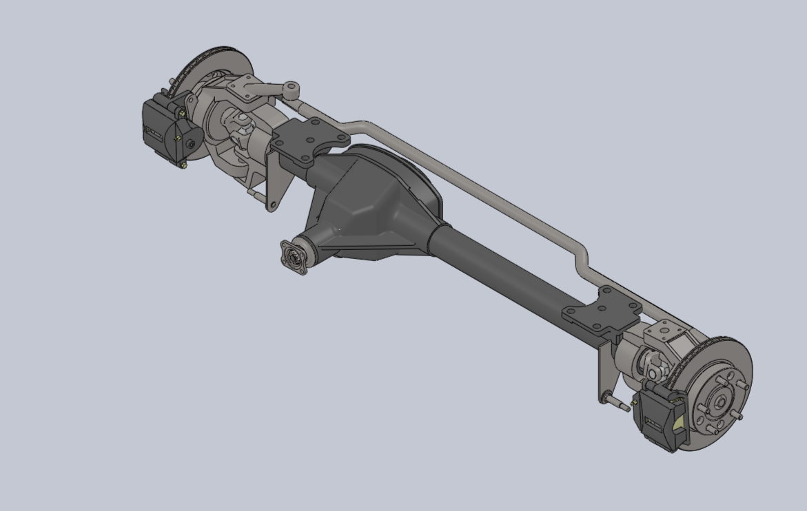 3D модель Мост передний ГАЗ 2217 (Соболь)